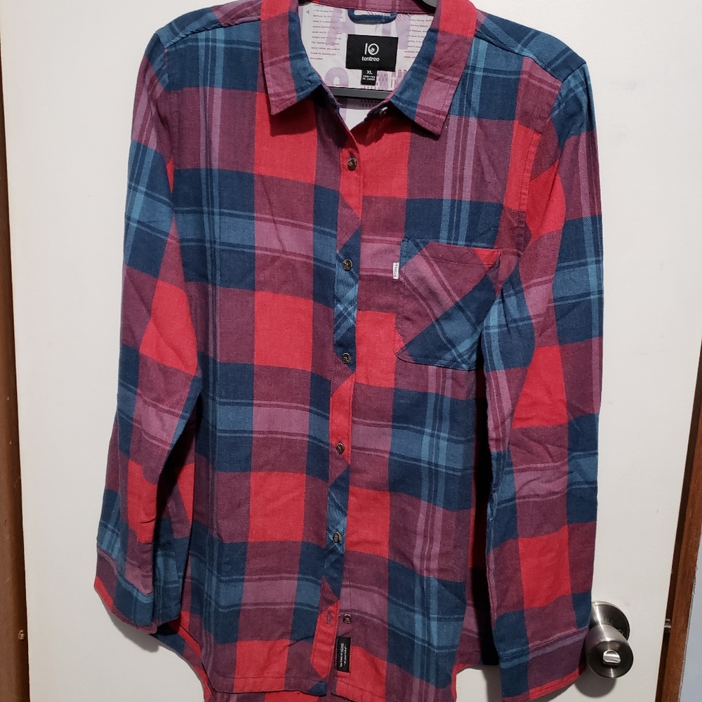 Tentree plaid shirt